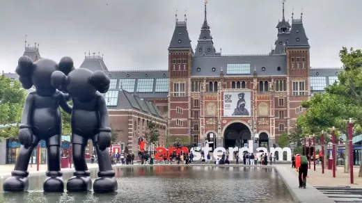 The Euronext Stock Exchange in Amsterdam